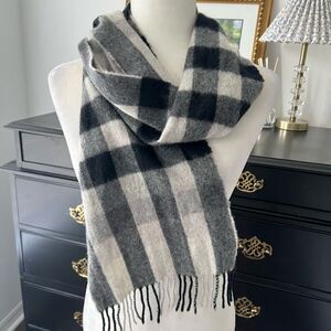 Edinburgh plaid scarf 100% cashmere